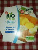 Légumes, Riz et Saumon