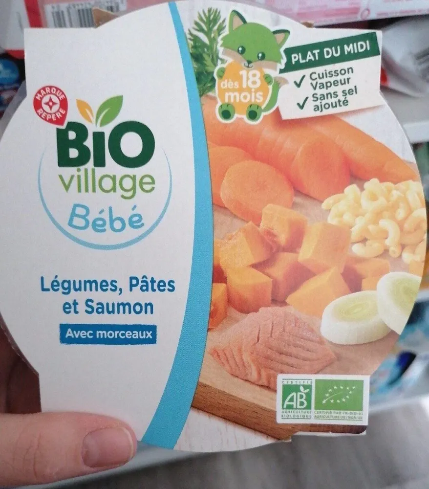 Légumes Pâtes et Saumon