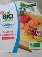 Spaghetti à la bolognaise bébé