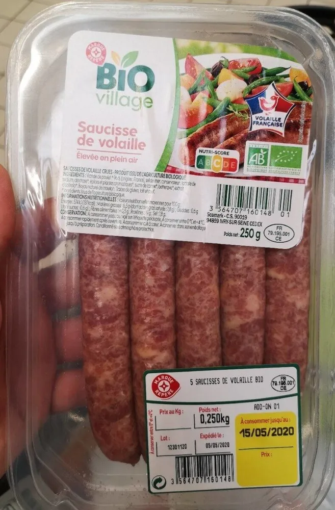 Saucisse de volaille