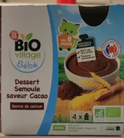 Dessert Semoule saveur Cacao
