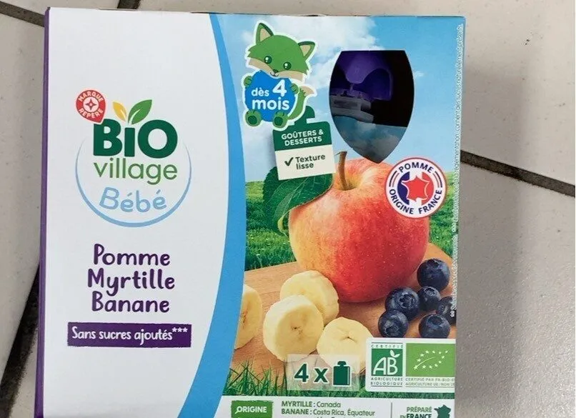 Compote a boire pomme mytille