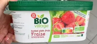 Sorbet plein fruit fraise