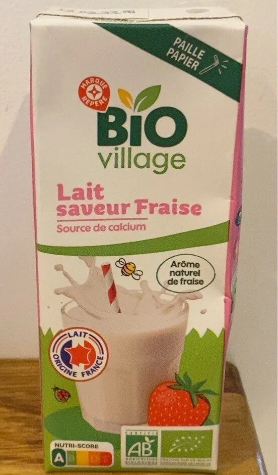 Lait saveur fraise