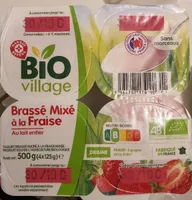 Brassé mixé à la fraise