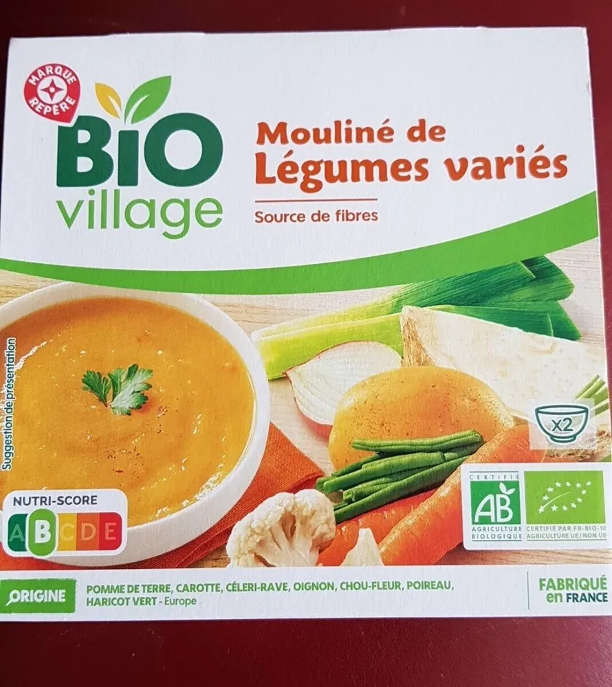 Mouliné de légumes variés