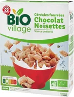 Céréales fourrées chocolat noisettes