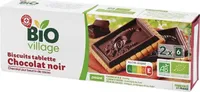 Biscuits Tablette Chocolat Noir