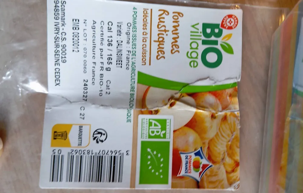 Pommes rustique