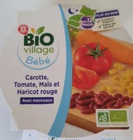 Plat du soir bio village bébé