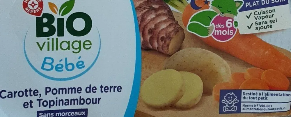 Bol carotte pomme de terre et topinambour