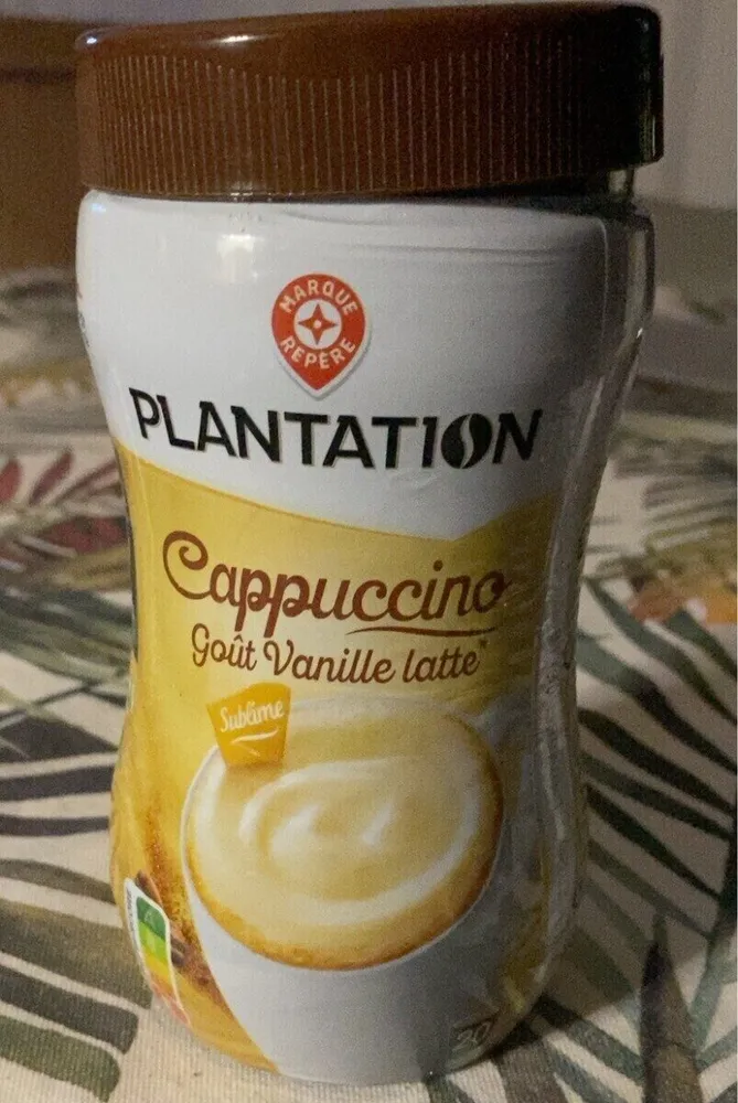 Cappuccino goût vanille latte