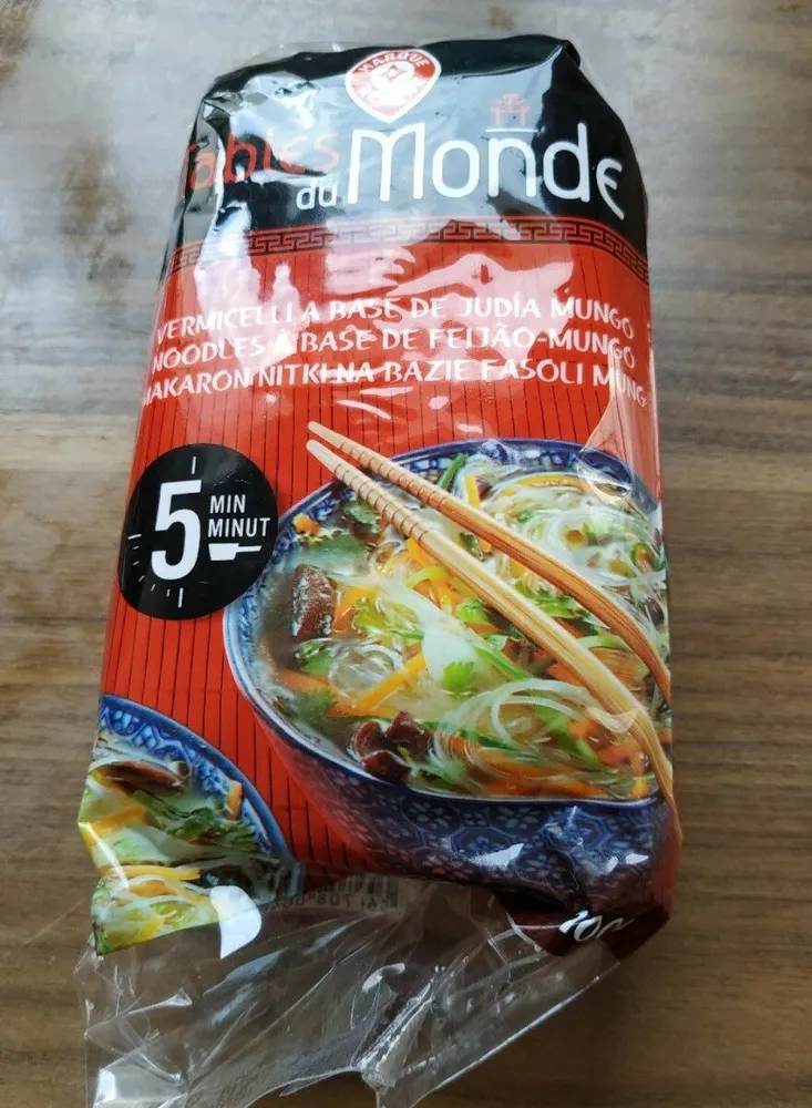 Vermicelli a base de judia mungo