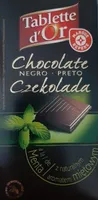 Chocolate negro a la menta
