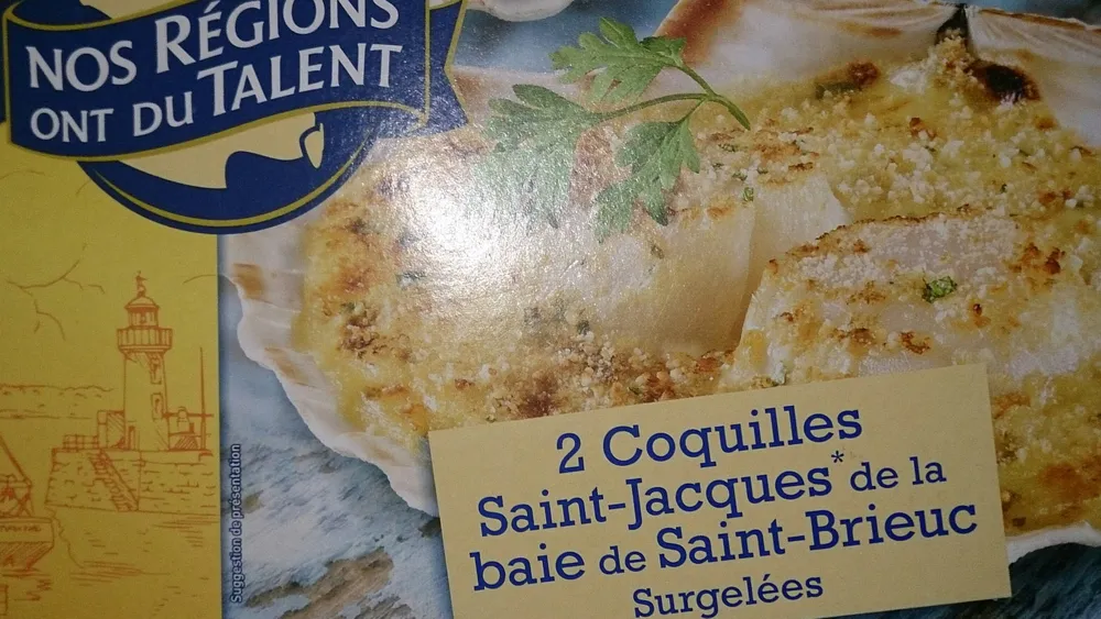 Coquilles ST Jacques ST Brieuc X2 Nos Regions Ont Du Talent