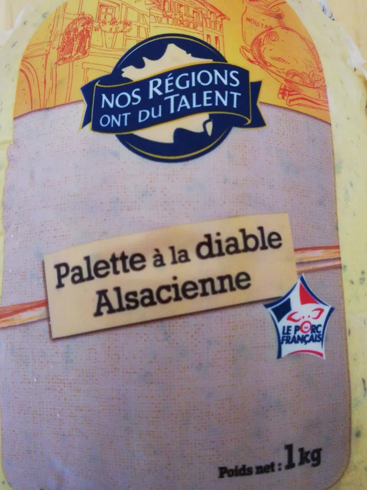 Palette à La Diable Alsacienne, Nos Régions Ont Du Talent
