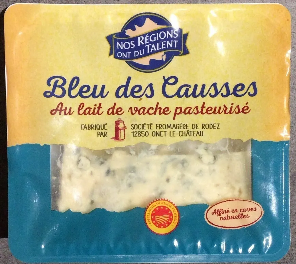 Bleu des Causses au lait de vache pasteurisé
