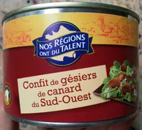 Gesiers confits canard