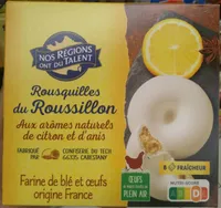 Rousquilles du Roussillon aux arômes naturels de citron et d'anis