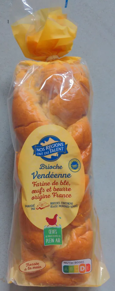 Brioche vendéenne IGP