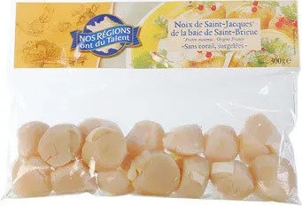 Noix st jacques sans corail