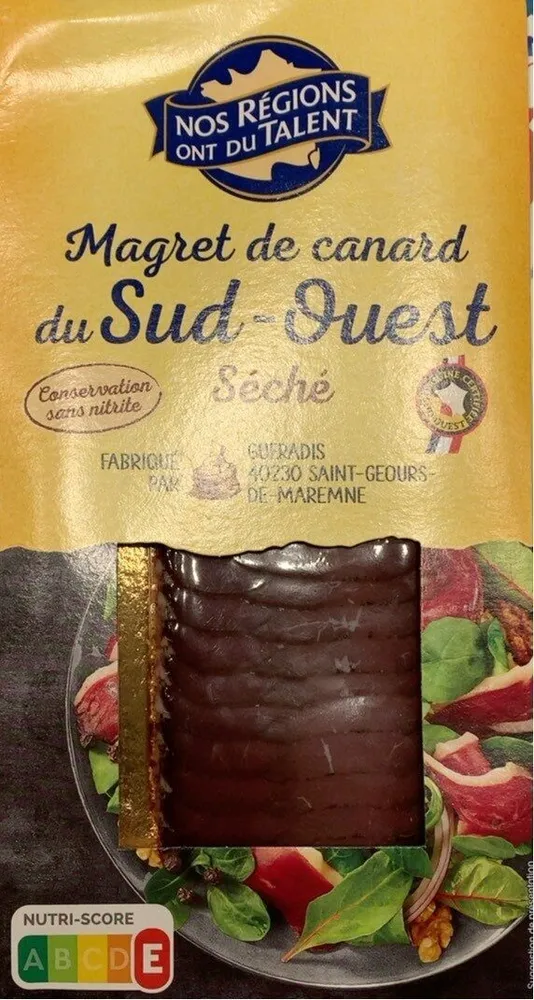 Magret de Canard du Sud-Ouest Séché et au Poivre