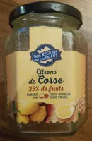 Citrons de Corse 25% de fruits