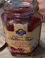 Confiture pêche de vigne