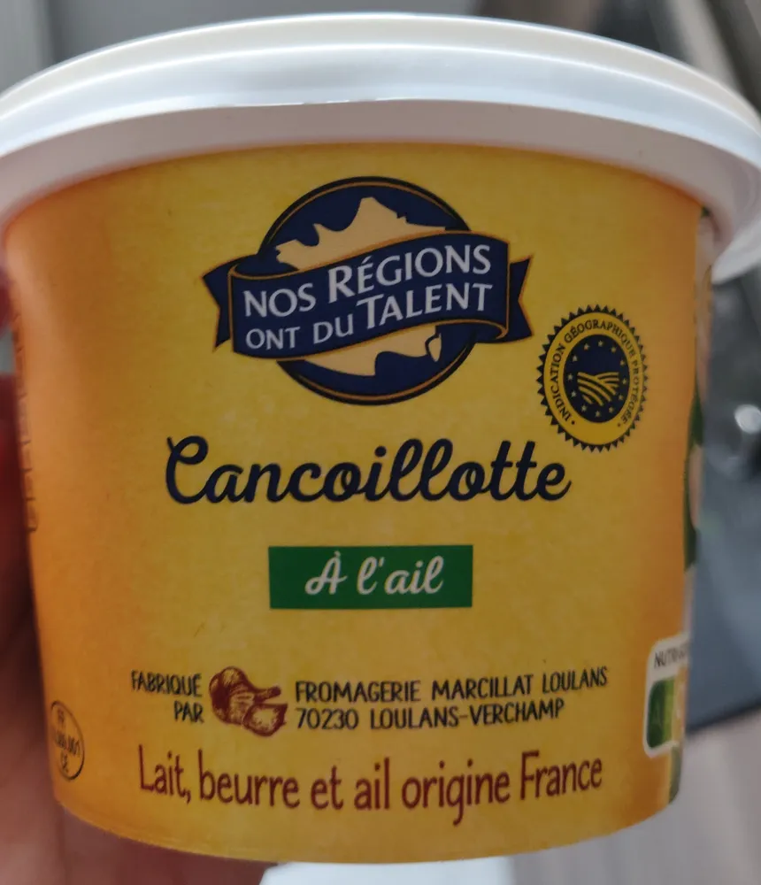 Cancoillotte à l'ail