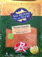 Truite fumée au bois de hêtre label Rouge (4 tranches) 120 g