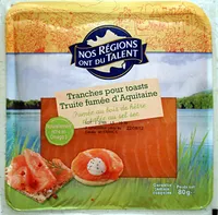 Truite fumée d'Aquitaine Tranches pour toasts