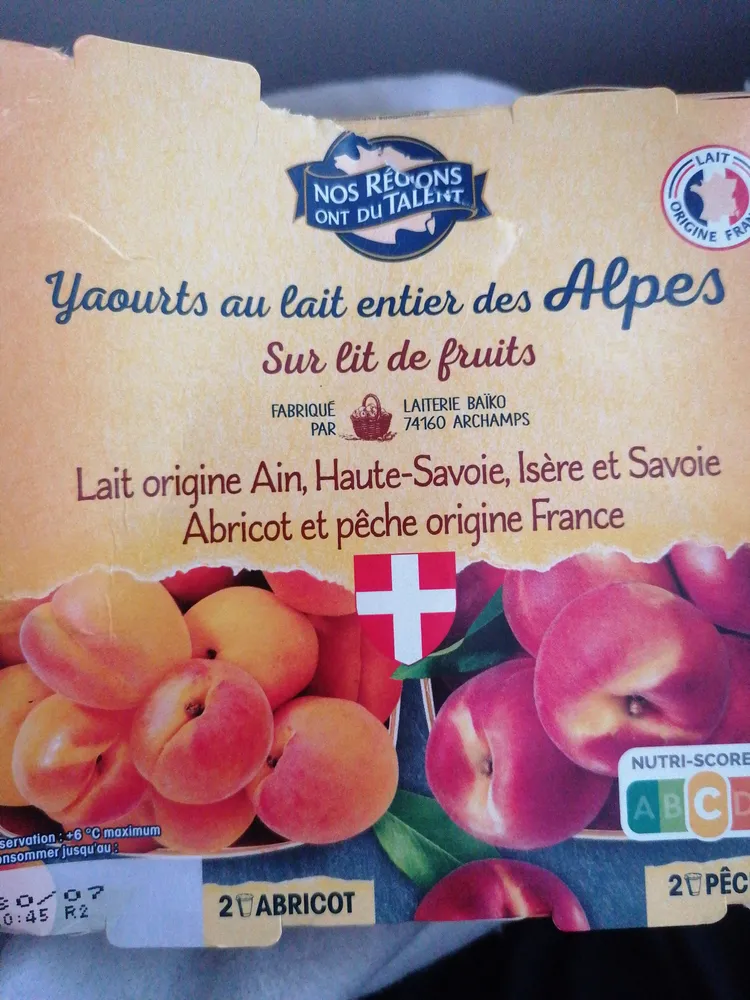 Yaourts au lait entier de Haute-Savoie