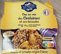 Coq au vin des Corbières et ses torsades