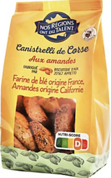 Canistrelli de Corse aux d'amandes
