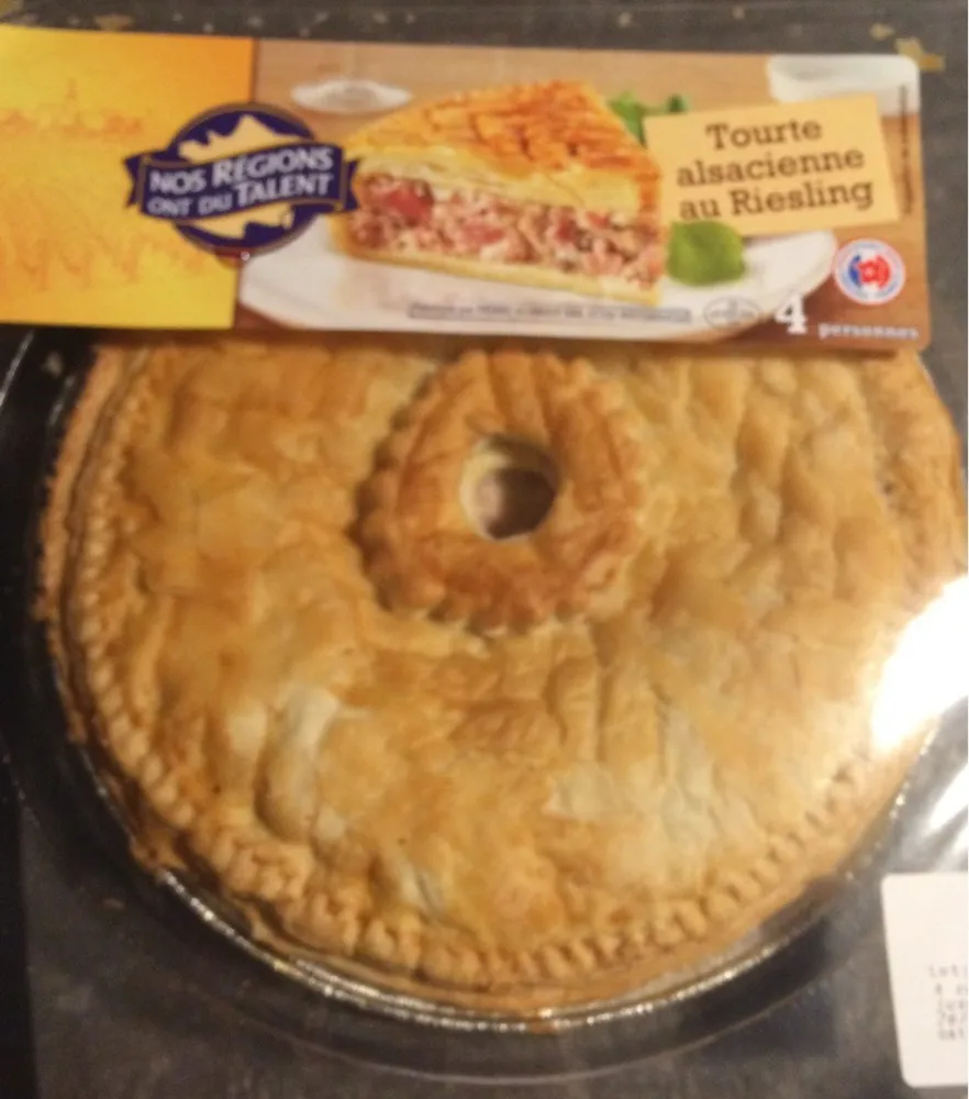 Tourte alsacienne au Riesling