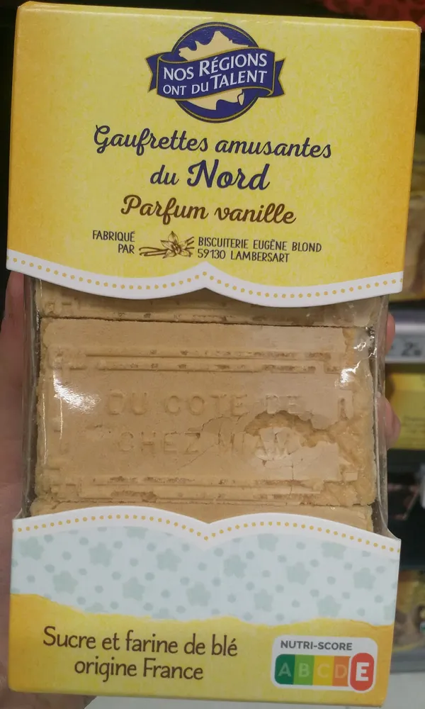Gaufrette amusante du Nord Nos Régions ont du Talent