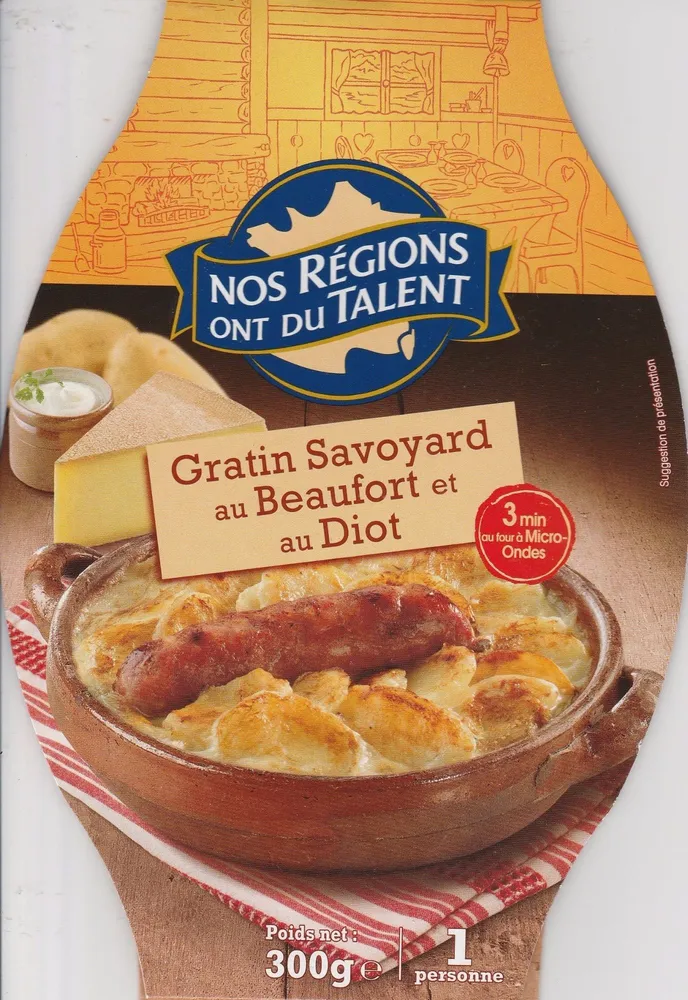 Gratin Savoyard au Beaufort et au Diot