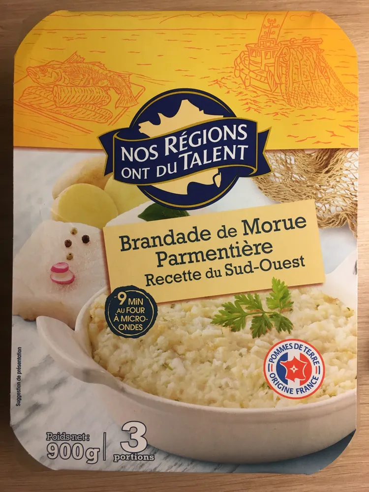 Brandade de Morue Parmentière, Recette du Sud-Ouest