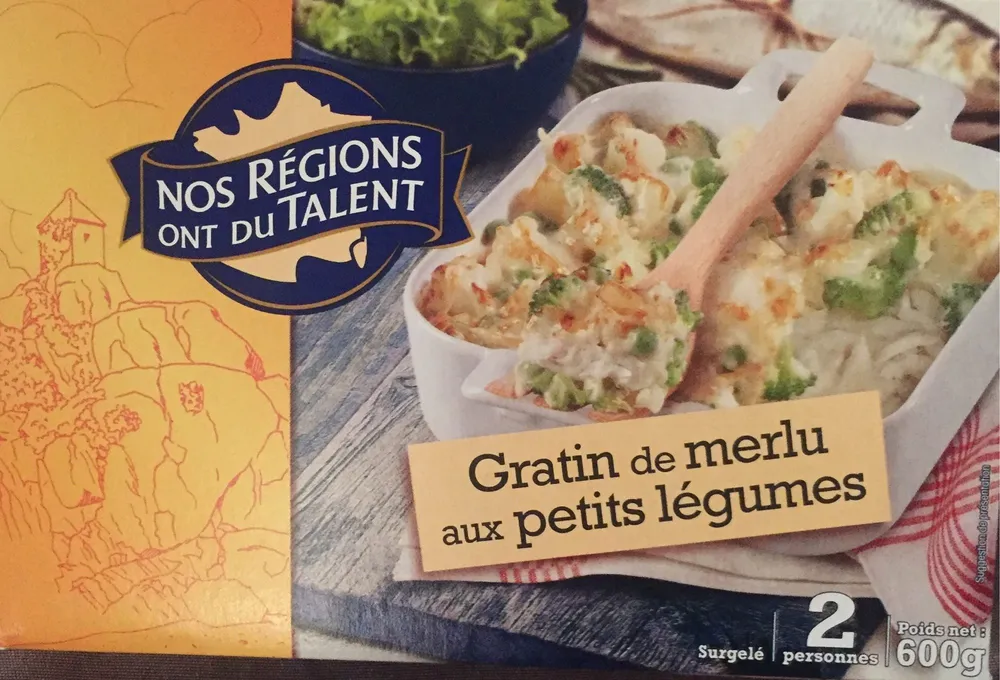Gratin Merlu petit legume Nos Régions ont du Talent