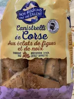 Biscuits Canistrelli figue noix