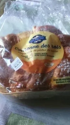 Couronne des rois saupoudrée de perles de sucre