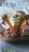 Couronne des rois saupoudrée de perles de sucre