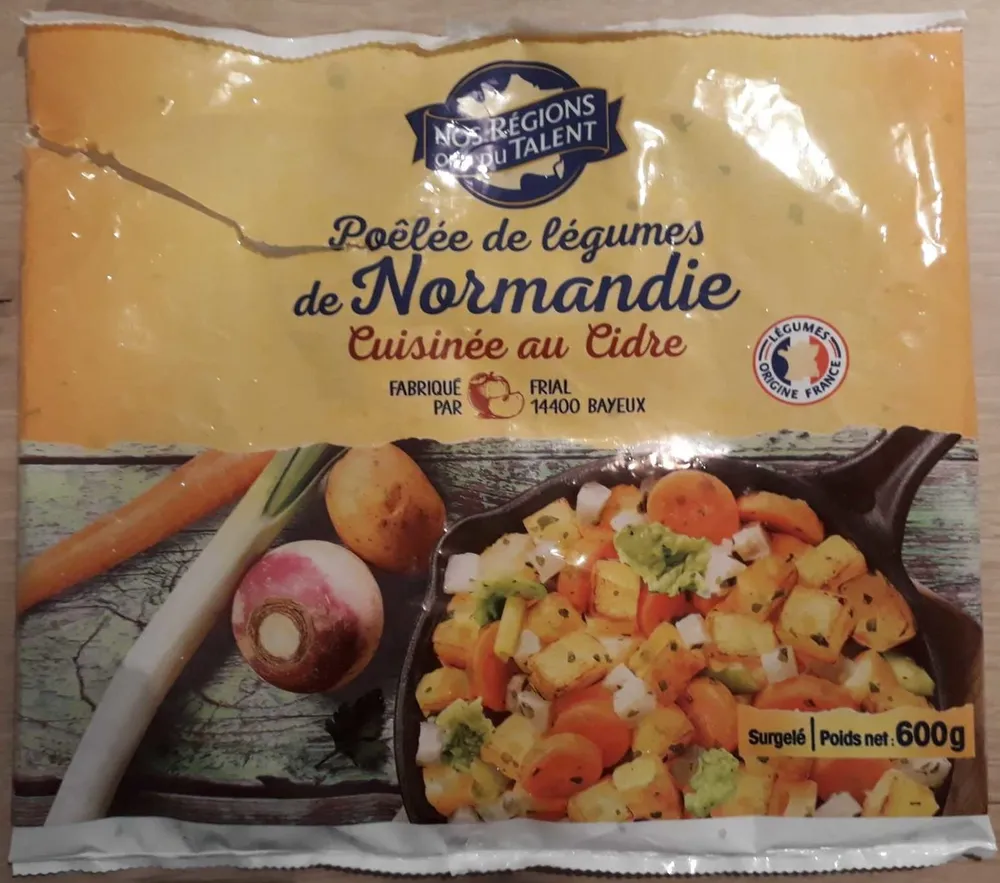 Poêlée de légumes de Normandie Cuisinée au Cidre