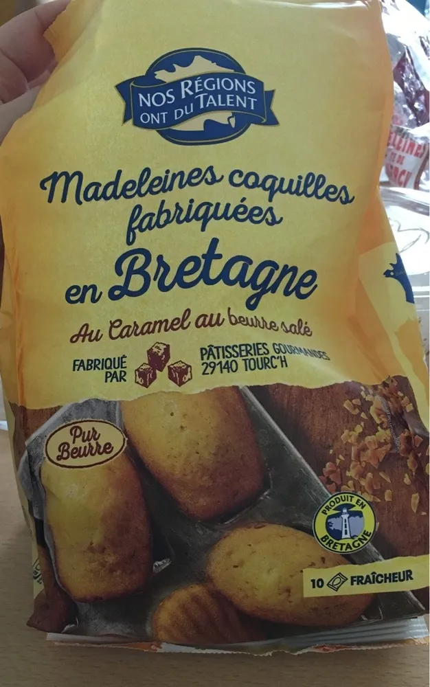 Madeleines Coquilles au Caramel au Beurre Salé