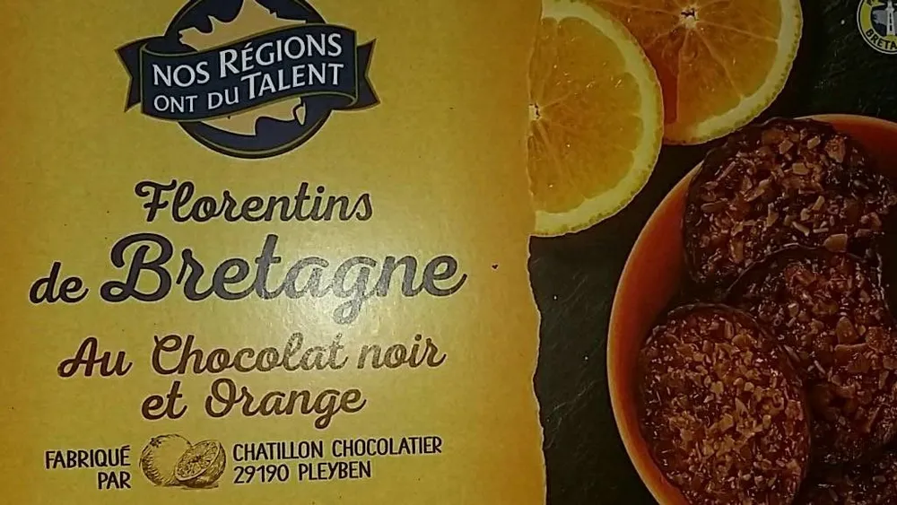 Florentins de Bretagne au chocolat et orange