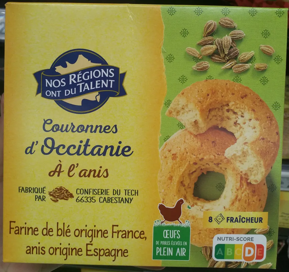 Couronnes d Occitanie à l anis