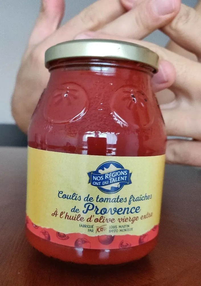 Coulis de tomates fraîches de Provence