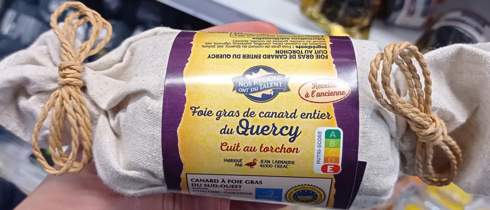 Fois gras de canard entier du Quercy