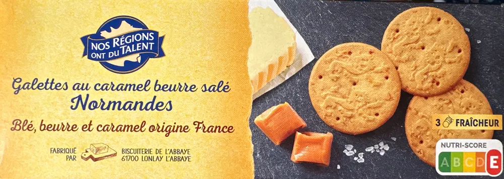 Galettes au caramel beurre salé Normandes