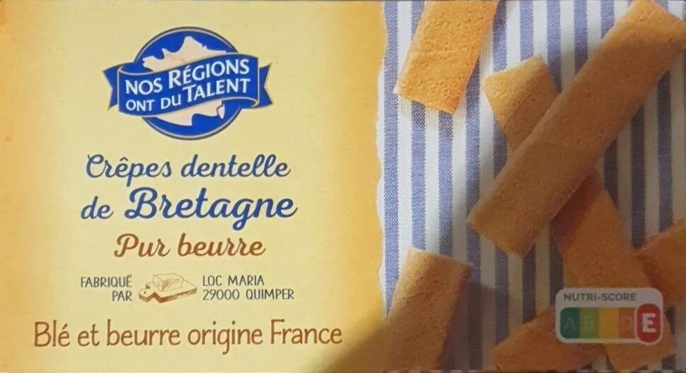 Crêpes dentelle de Bretagne pur beurre